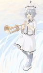  hat instrument itsutsu merlin_prismriver solo touhou trumpet 