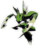  gen_1_pokemon lowres no_humans oekaki pokemon pokemon_(creature) scyther sido_(slipknot) simple_background sketch solo white_background 