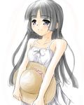  bad_id bad_pixiv_id black_eyes black_hair dress gokou_ruri hat long_hair mole mole_under_eye ore_no_imouto_ga_konna_ni_kawaii_wake_ga_nai solo sundress tokugawa_landine 