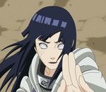  absurdres artist_request byakugan highres hyuuga_hinata naruto_(series) naruto_shippuuden solo vector_trace 