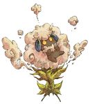  bad_pixiv_id gen_5_pokemon kuuneru no_humans pokemon pokemon_(creature) simple_background solo whimsicott white_background 