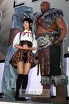  asian black bob_sapp cosplay female girl mabinogi mabinogi_heroes man photo skirt warrior 