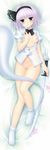  blue_eyes blush breasts censored dakemakura-koubou dakimakura female ghost hairband katana konpaku_youmu konpaku_youmu_(ghost) myon pussy short_hair silver_hair sword touhou weapon 