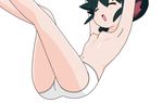  azumaya_koyuki breasts closed_eyes eyes_closed flat_chest keroro_gunsou navel nipples panties underwear 