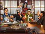  hatake_kakashi invince naruto pakkun sarutobi_asuma umino_iruka yamato yamato_(naruto) yuuhi_kurenai 