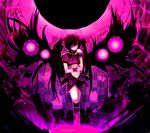  bad_id bad_pixiv_id black_hair hat hata-tan himekaidou_hatate long_hair midriff purple_eyes solo tokin_hat touhou twintails very_long_hair violence_kumahina wings 