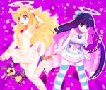  angel blush chuck chuck_(psg) halo panty_&amp;_stocking_with_garterbelt panty_(character) panty_(psg) smile stocking_(character) stocking_(psg) 