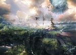  final_fantasy final_fantasy_xiii official_art planet scenery sky 