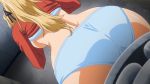  1girl animated animated_gif ass ass_focus ass_shake asuka_okita blonde_hair panties ponytail rin_x_sen underwear 