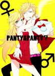  back_lace cigarette dual_persona genderswap panty_&amp;_stocking_with_garterbelt panty_(character) panty_(psg) venus_symbol 