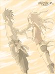  1girl black_hair couple haruno_sakura hetero long_hair naruto naruto_(series) pink_hair uchiha_sasuke 