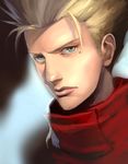  bad_id bad_pixiv_id blonde_hair green_eyes kaiseki male_focus solo trigun vash_the_stampede 