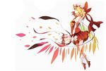  bad_id bad_pixiv_id blonde_hair doll doll_joints flandre_scarlet fujisaki_miyabi hat highres short_hair side_ponytail solo touhou wings 