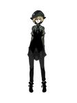  aki_minoriko alternate_costume bad_id bad_pixiv_id blonde_hair full_body ghost_in_the_shell ghost_in_the_shell_stand_alone_complex hat highres iro_marimo parody short_hair solo standing touhou transparent_background 