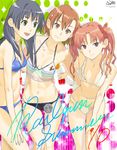  bad_id bad_pixiv_id bangs bikini highres misaka_mikoto multiple_girls saten_ruiko shirai_kuroko shuku swimsuit to_aru_kagaku_no_railgun to_aru_majutsu_no_index 