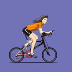  bicycle bike_shorts eswat ground_vehicle headband highres original solo 