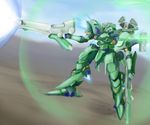  armored_core armored_core_4 energy_gun firing from_software laser_rifle mecha missile_launcher rocket_launcher weapon y01-tellus 