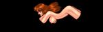  amputee animated animated_gif artist_request ass breast_press breasts brown_eyes brown_hair gif hop large_breasts long_hair midair nipples nude open_mouth piddlefours pixel_art quadruple_amputee running what 