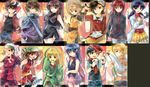  6+boys blue_(pokemon) brown_hair crystal_(pokemon) diamond_(pokemon) emerald_(pokemon) everyone gold_(pokemon) holding holding_poke_ball long_hair multiple_boys multiple_girls odamaki_sapphire ookido_green otoko_no_ko pearl_(pokemon) platinum_berlitz poke_ball pokemon pokemon_special red_(pokemon) reverse_trap ruby_(pokemon) silver_(pokemon) tachiuo_(arines) typo yellow_(pokemon) zoom_layer 