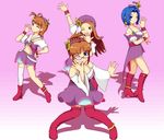  akizuki_ritsuko dancing futami_ami idolmaster idolmaster_2 minase_iori miura_azusa ryugu_komachi ryuuguu_komachi smoky_thrill 