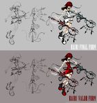  concept_art dual_wield girl kairi keyblade kingdom_hearts kingdom_hearts_2 red_hair 