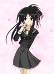  1girl black_hair female hoshino_asami myself_yourself school_uniform solo standing student 