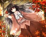  bad_id bad_pixiv_id black_hair houraisan_kaguya long_hair mutsuki_(ama245) reaching red_eyes solo touhou 