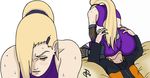 bare_shoulders blonde_hair breasts facesitting long_hair naruto omar-sin sitting sitting_on_face sitting_on_person source_request sweat uzumaki_naruto yamanaka_ino 