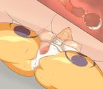  anus breasts censored clenched_teeth digimon endured_face erect_nipples furry insemination interspecies nude penis renamon saliva sex sindoll spread_legs sweat teeth vaginal x-ray 