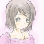  bad_id bad_pixiv_id blush brown_eyes brown_hair lowres mkt_(50r50r) sasaki_(suzumiya_haruhi) short_hair sketch smile solo suzumiya_haruhi_no_yuuutsu 