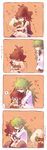  1girl bad_id bad_pixiv_id comic couple gen_5_pokemon height_difference hetero highres hug hug_from_behind kabocha_torute n_(pokemon) pokemon pokemon_(creature) pokemon_(game) pokemon_bw touko_(pokemon) translated whimsicott 