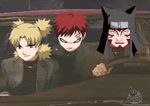  animated animated_gif gaara gif kankuro lowres naruto parody temari what_is_love 