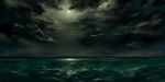  clouds dark jq landscape moon scenic water 