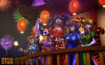  2010 caribbean_blue chalo draconia_chronicles everyone fireworks flora_(twokinds) las_lindas tiggs tina tom_fischbach twokinds xiu 