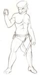  badger baton bulge clothed clothing hat kashe looking_at_viewer male mammal mustelid police police_officer sketch skimpy solo standing tonfa topless underwear unprofessional_behavior unprofessional_behaviour 