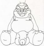  balls jumba jumba_jookiba lilo_and_stitch looking_at_viewer male overweight penis unknown_artist 