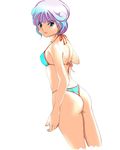  amano_ai ass bikini ganari_ryu pixiv_thumbnail resized short_hair swimsuit video_girl_ai 