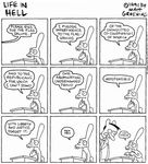  1991 bongo lagomorph life_in_hell male matt_groening rabbit teacher 