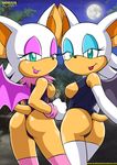  bat butt female lesbian looking_at_viewer mobius_unleashed rouge_the_bat sonic_(series) 