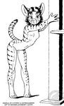  breasts brian_mcpherson cat cheetah ear_piercing feline female nude piercing solo 