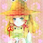  bangs frog katari looking_at_viewer moriya_suwako solo touhou 