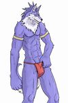  canine fundoshi male shining_tears solo underwear volg wolf 