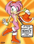  amy_rose chadthecartoonnut female hedgehog nude solo sonic_(series) tail 