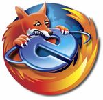  blue browser canine claws dead ears eat eating eyeliner feral firefox fox fur humor internet internet_explorer internets lol mammal mozilla muzzle nose orange orange_fur paws plain_background ring shading snout solo tail teeth unknown_artist white_background world yellow 
