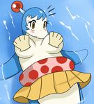  anthro blush bomberman bomberman_jetters bomberman_jetterz breasts cetacean dolphin dolphin_bomber female inflatable mammal marine seashell skirt solo sssonic2 water 