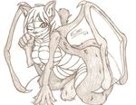  breasts dracat drakat feline female gel goo hair hybrid ladyjessica multiple_tails nipple_piercing nipple_ring nipples nude pherociouseso piercing pussy scalie short_hair tail tails wings 