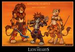  alphaleo disney feline keyblade kingdom_hearts lion lion_hearts nala simba sora the_lion_king video_games weapon 