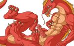  bobby123 chinese_dragon dragon dragontaur erection penis red scalie smile tan_(artist) taur 