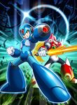  android arm_cannon blonde_hair capcom helmet multiple_boys ponytail robot rockman rockman_online rockman_x sigma sword weapon x_(rockman) zero_(rockman) 