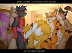  anthro canine cat cougar feline fox gay group group_sex growlithe hedgehog lion male mammal mountain mushu nintendo oral orgy pok&#233;mon pok&#233;morph pok&eacute;mon puma raccoon sex spitroast train_position ursofofinho video_games 